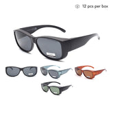VB1408-FH Gafas de sol polarizadas de plástico para hombres y mujeres, gafas de sol para correr para hombres, a granel, 1 docena (12 piezas)